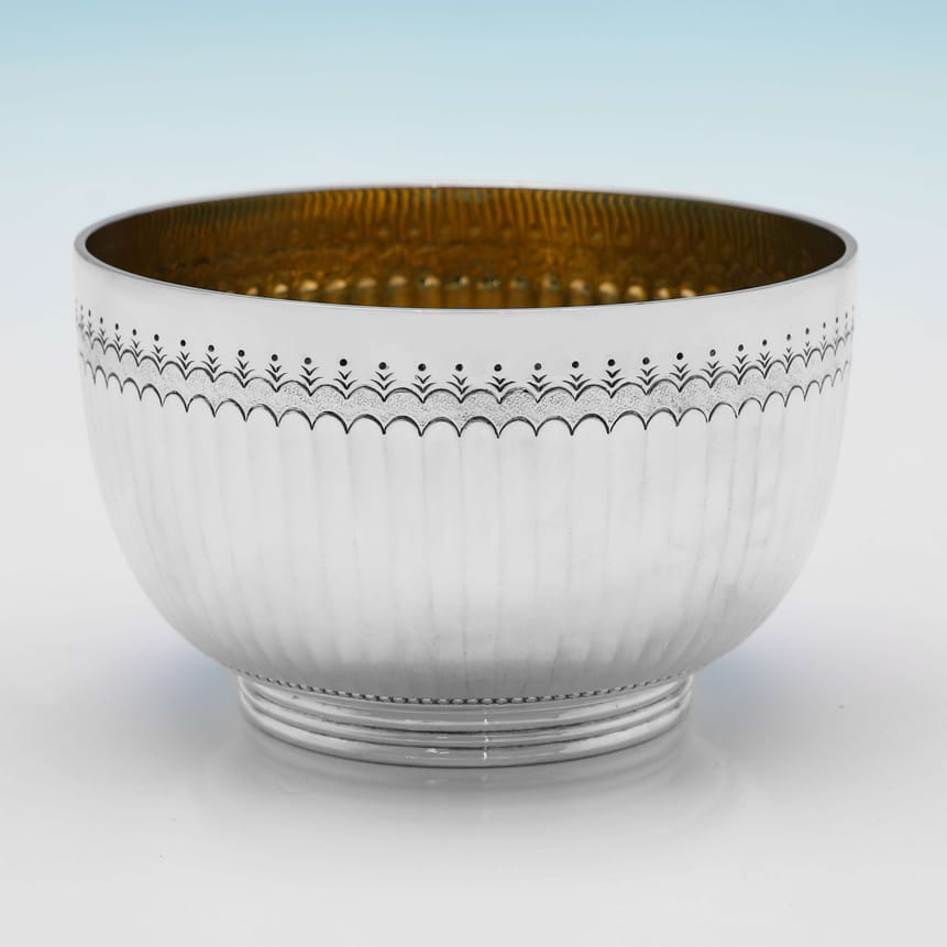 Antique Sterling Silver Bowls - Thomas Of New Bond Street Hallmarked In 1802 London - Georgian - Image 1