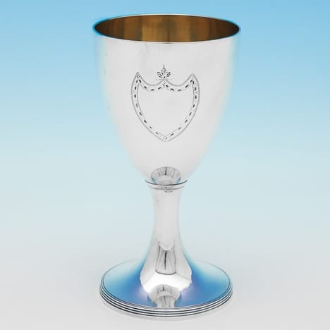 Antique Sterling Silver Goblet - Fleming Forester  Hallmarked In 1793 London - Georgian - Image 1
