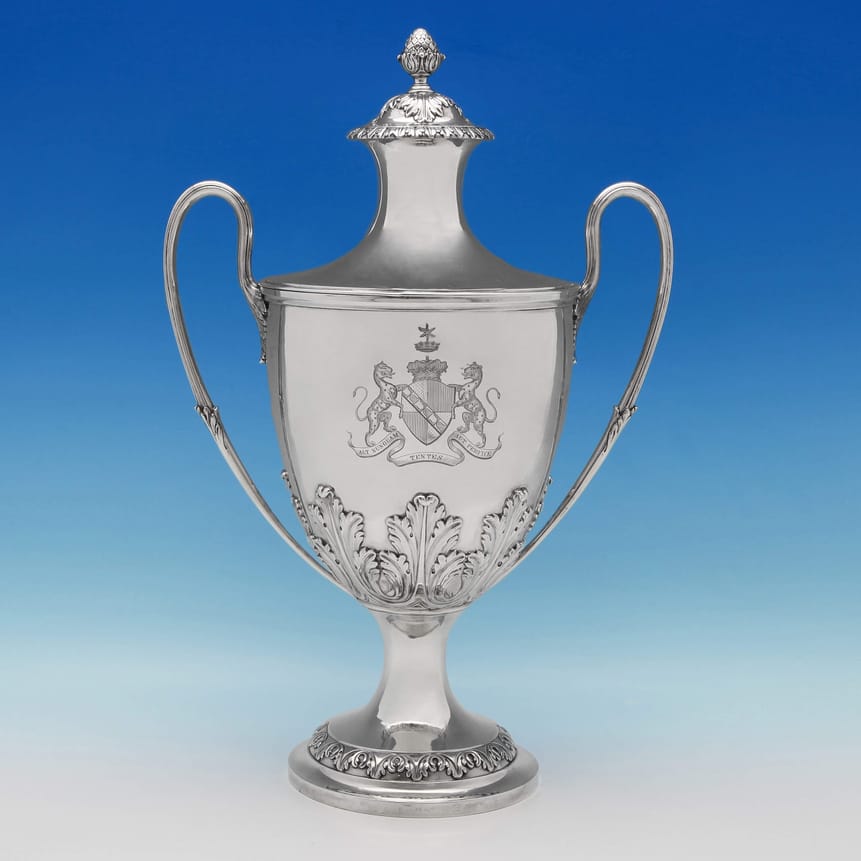 Antique Sterling Silver Trophy Cup - Unknown Hallmarked In 1773 London - Georgian - Image 1