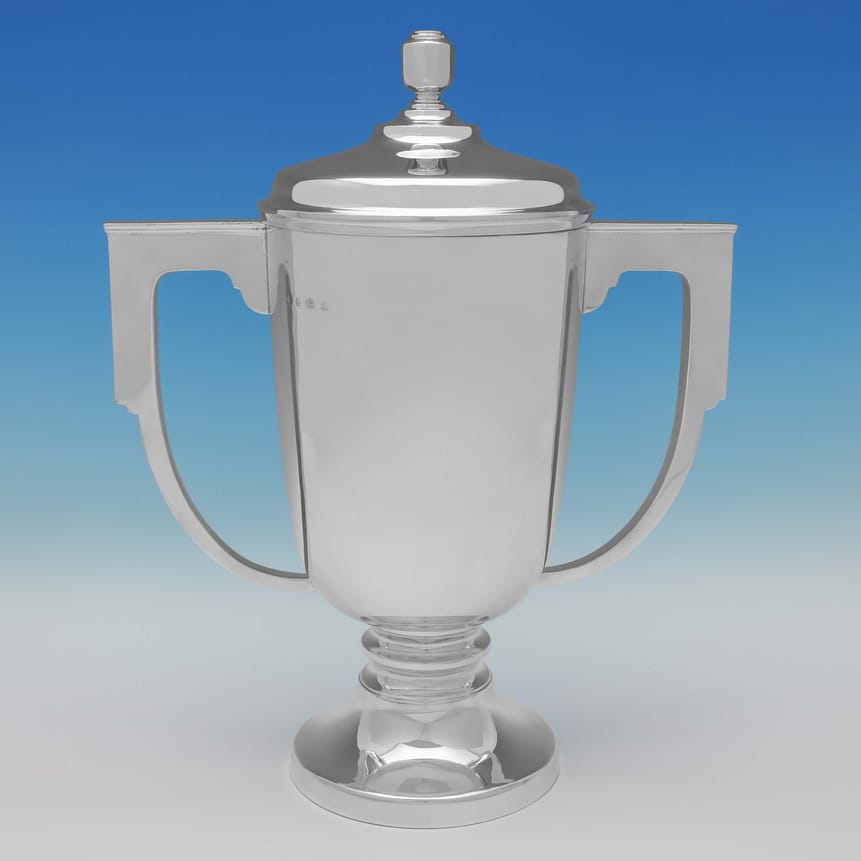 Sterling Silver Trophy - Gibson & Langman Hallmarked In 1934 Birmingham - George V - Image 1